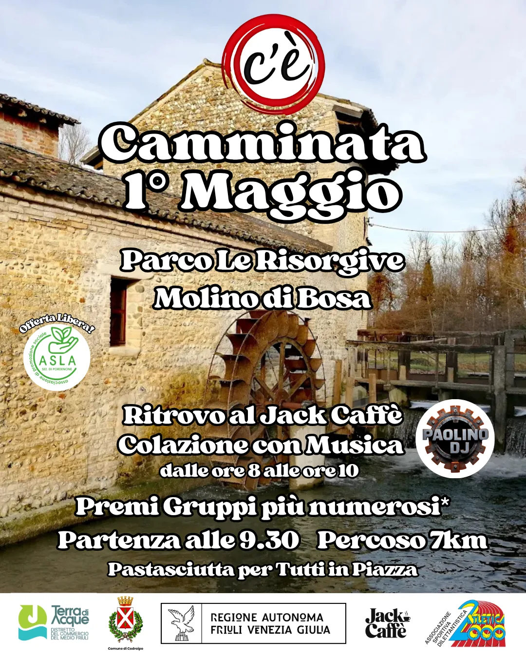 Volantino Camminata 1° Maggio